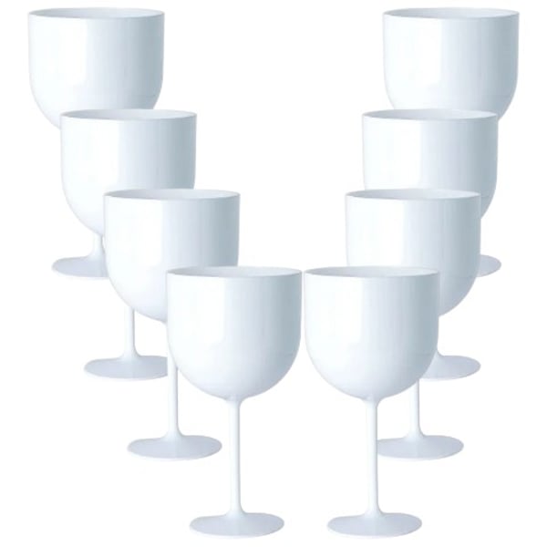 TAÇA GIN 500ML BRANCO (12PÇS)-OLDANIPLAST