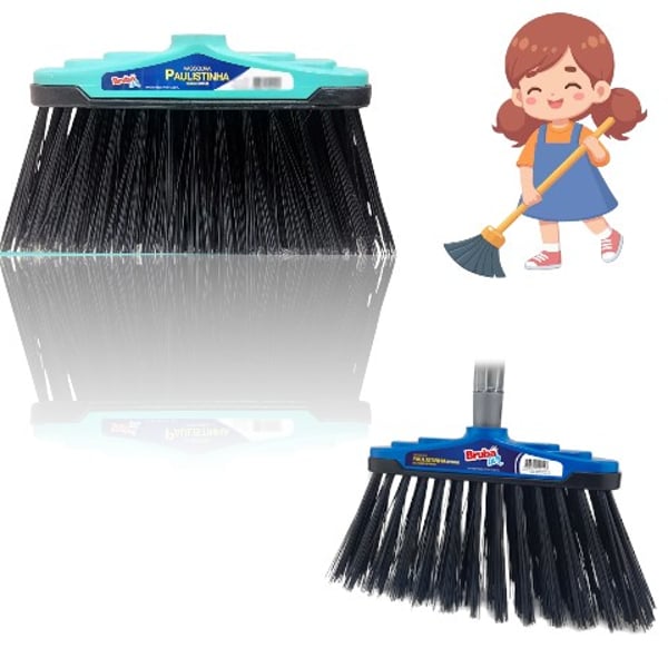 VASSOURA PAULISTINHA SPERTA (12PÇS)-BRUBALAR