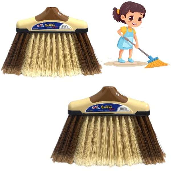 VASSOURA SAPEKA SOFT (12PÇS)-BRUBALAR