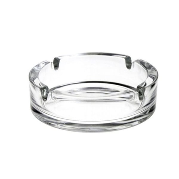 CINZEIRO REDONDO DE VIDRO 9CM X 3CM (24PÇS)-TOP RIO
