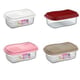 POTE RETANGULAR FREEZER/MICRO-ONDAS 330ML (12PÇS)-UNINJET