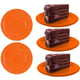 PRATO DESCARTÁVEL LARANJA P/BOLO CX100-TRIK TRIK