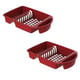 ESCORREDOR DE LOUÇAS VERMELHO (6PÇS)-UNINJET