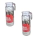 JG DE TALHERES INOX VERMELHO 25PÇS C/JARRA DE VIDRO (3PÇS)-LET ÚTIL