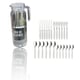 JG DE TALHERES INOX BRANCO 25PÇS C/JARRA DE VIDRO (3PÇS)-LET ÚTIL