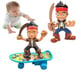 BONECO C/SKATE PULL BACK (24PÇS)-FRANCOLINO