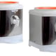 SUPORTE DE AGUA INOX BRANCO (3PÇS)-ACQUAMAR[AC228]