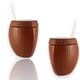 COPO COCO MARROM C/CANUDO 850ML (6PÇS)-INJETEMP