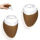 SALEIRO DE MESA MODELO COCO MARROM (24PÇS)-INJETEMP