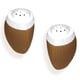 SALEIRO DE MESA MODELO COCO MARROM (24PÇS)-INJETEMP