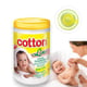 LENÇO BABY CARE UNISSEX POTE70 AMARELO (FD12)-COTTON LINE