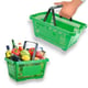 CESTA P/MERCADO VERDE C/ALÇA 21,4LTS (6PÇS)-PLASNEW