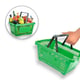 CESTA P/MERCADO VERDE C/ALÇA 21,4LTS (6PÇS)-PLASNEW