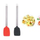 ESPÁTULA SILICONE C/CB INOX 345CM (12PÇS)-TOP ÚTIL