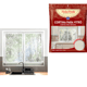 CORTINA P/VITRÔ RENDA (6PÇS)-PLASTLEO