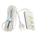EXTENSÃO MULTIUSO CABO PL 2P 10MTS BRANCA (6PÇS)-COMPOLUX
