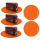 PRATO DESCARTÁVEL LARANJA P/BOLO CX100-TRIK TRIK