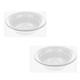PRATO FUNDO 12CM BRANCO 100X10-TRIK TRIK