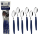 JG DE COLHERES C/6PÇS AZUL MARINHO CLASSIC (12PCT)-LET ÚTIL