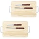 KIT CHURRASCO COM GARFO E FACA-STOLF (3PÇS)-STOLF