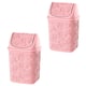 CESTO PIA 4,5LTS FLORAL ROSA (6PÇS)-UNINJET
