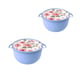 CONTAINER REDONDO 3,2LTS AMORE AZUL (6PÇS)-UNINJET
