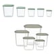 KIT QUADRADO PARA MANTIMENTOS 5PÇS (3KITS)-UNINJET