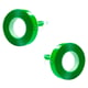 FITA DUPLA FACE AUTOADESIVA DE PLÁSTICO VERDE 2MX19MM (12PÇS)-CAERUS
