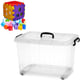 CONTAINER PLÁSTICO N°6 77LTS (3PÇS)-PLASNEW