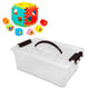 CONTAINER PLÁSTICO N°2 (12,4LTS) (6PÇS)-PLASNEW