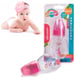 MAMADEIRA CHUQUINHA ROSA DECORADA 60ML BICO PVC (12PÇS)-NEW BABY