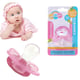 CHUPETA ASSIMÉTRICA SILICONE BORBOLETA ROSA BLISTER (24PÇS)-NEW BABY