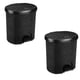 LIXEIRA 6LTS RATTAN PRETO (6PÇS)-NITRON