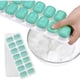 FORMA DE GELO PLASTICO E SILICONE (12PÇS)-TOP ÚTIL