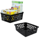 CESTO MULTIUSO GRANDE PRETO (12PÇS)-UNINJET