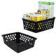 CESTO MULTIUSO GRANDE PRETO (12PÇS)-UNINJET
