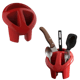 ESCORREDOR DE TALHER VERMELHO (12PÇS)-UNINJET