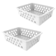 CESTO MULTIUSO GRANDE BRANCO (12PÇS)-UNINJET