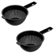 ESCORREDOR MASSAS PRETO (12PÇS)-UNINJET