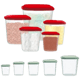 KIT QUADRADO PARA MANTIMENTOS 5PÇS (3KITS)-UNINJET