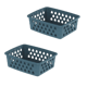 CESTO MULTIUSO MÉDIO AZUL (12PÇS)-UNINJET