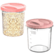 CONTAINER REDONDO TAMPA ROSCA 6,0LTS ROSA (6PÇS)-UNINJET