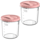 CONTAINER REDONDO TAMPA ROSCA 6,0LTS ROSA (6PÇS)-UNINJET