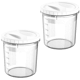 CONTAINER REDONDO C/ TAMPA ROSCA 6,0LTS BRANCO (6PÇS)-UNINJET