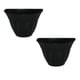 CACHEPOT PAREDE PRETO (24PÇS)-INPLAST