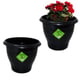 VASO REDONDO MÉDIO 5,5LTS PRETO (24PÇS)-INPLAST