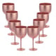 TAÇA GIN 500ML ROSE GOLD (12PÇS)-OLDANIPLAST