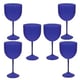 TAÇA GIN 500ML AZUL ROYAL (12PÇS)-OLDANIPLAST