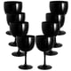 TAÇA GIN 500ML PRETO (12PÇS)-OLDANIPLAST