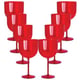 TAÇA GIN 500ML VERMELHO (12PÇS)-OLDANIPLAST